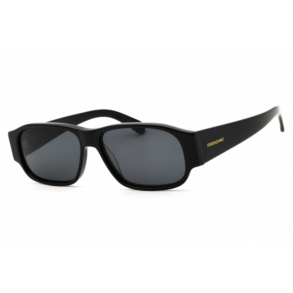 Salvatore Ferragamo N/A Sunglasses Black Acetate Square